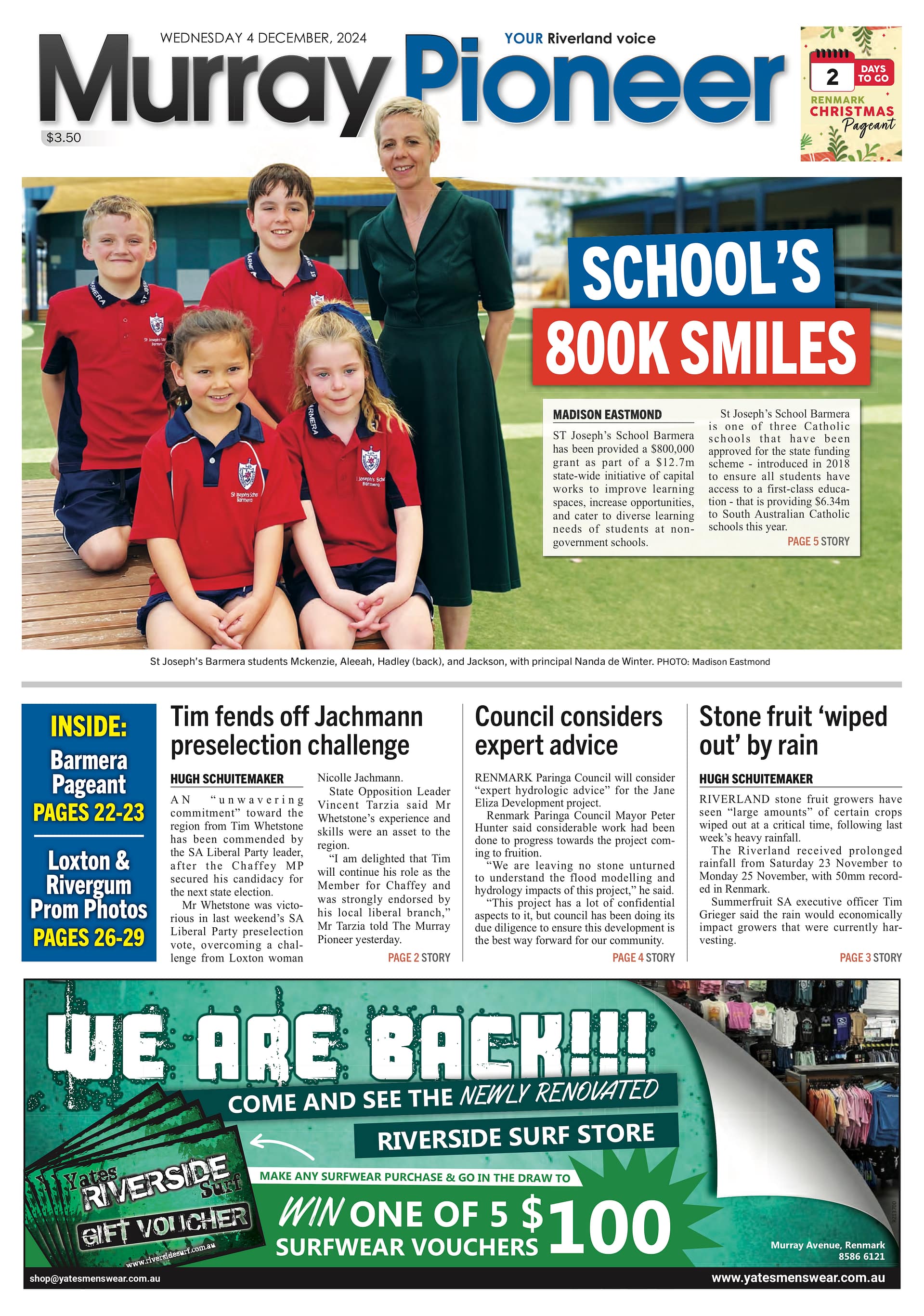 Murray Pioneer 4 December 2024