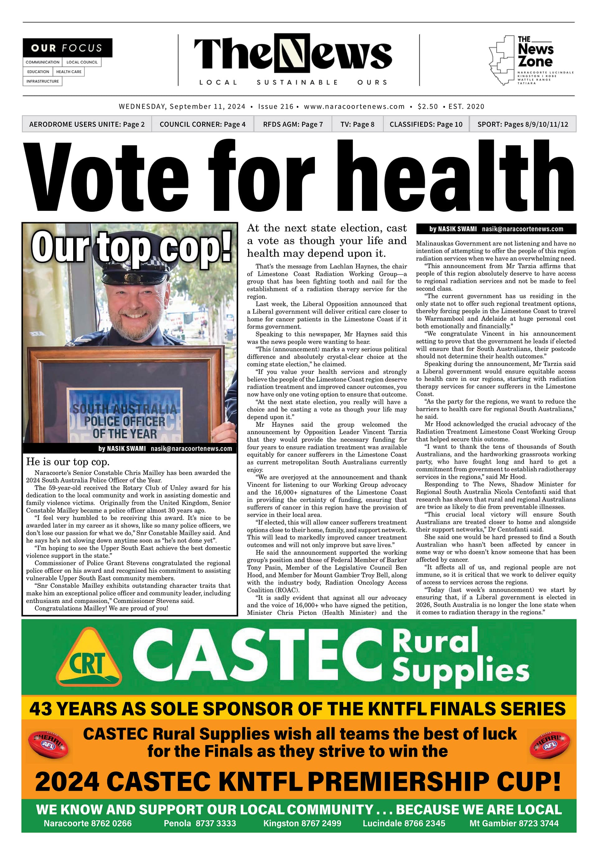 The Naracoorte News 11 September 2024