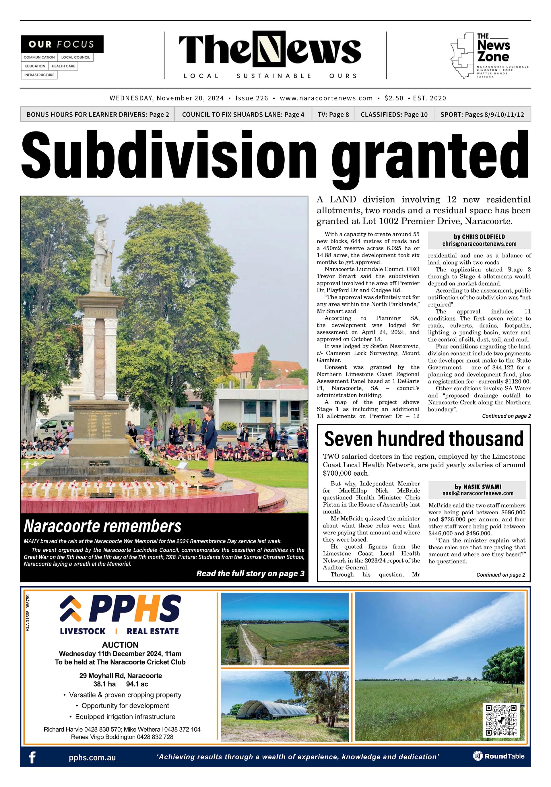 The Naracoorte News 20 November 2024