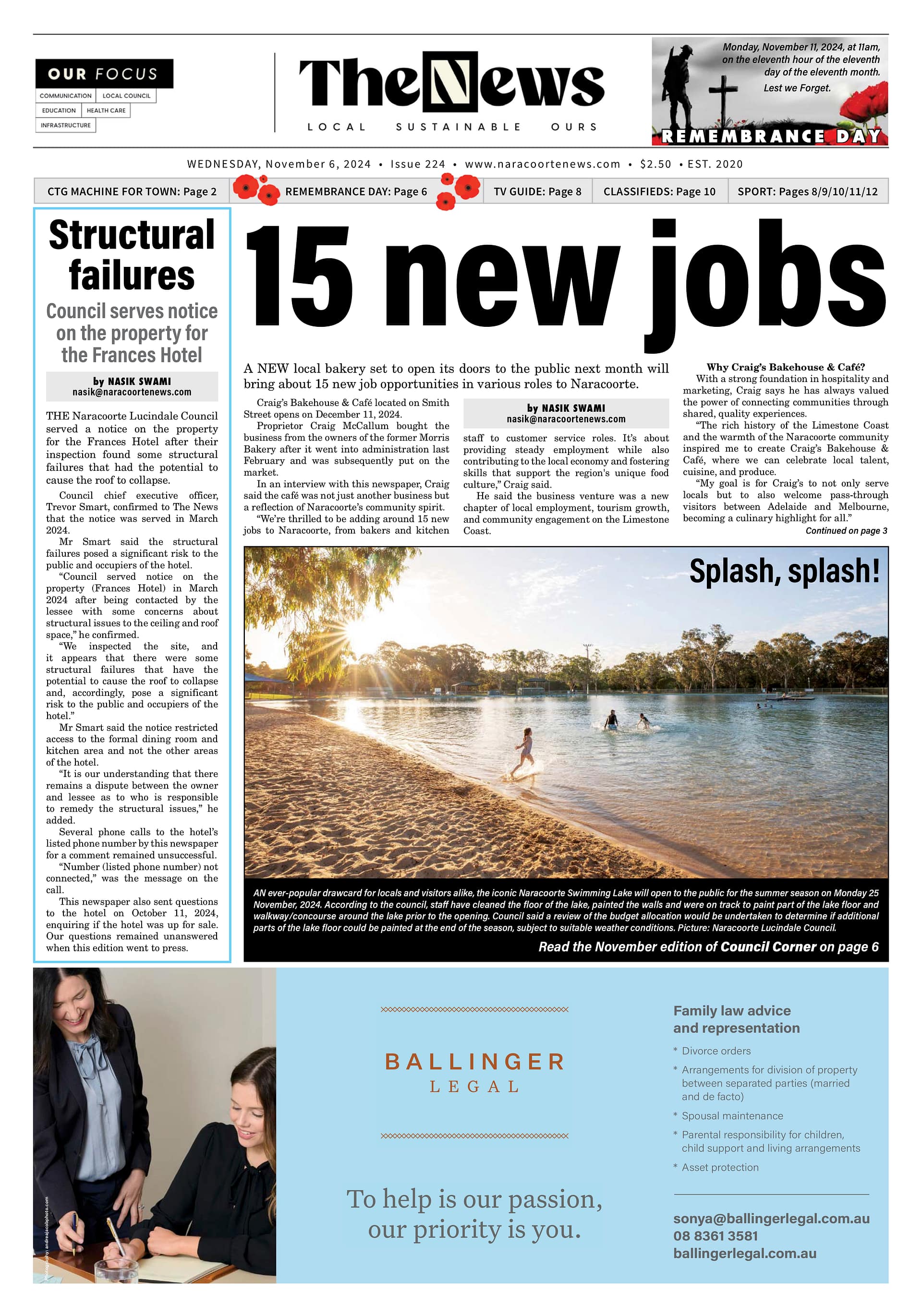 The Naracoorte News 6 November 2024