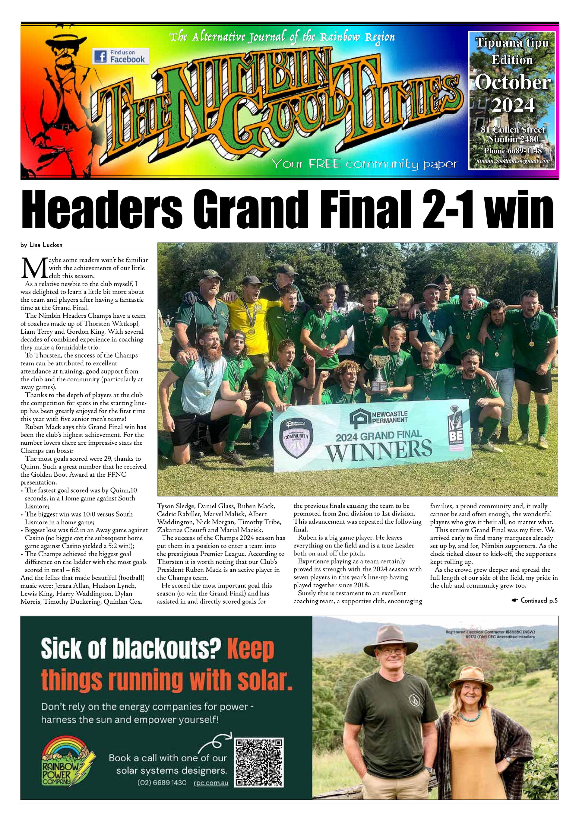 The Nimbin GoodTimes October 2024