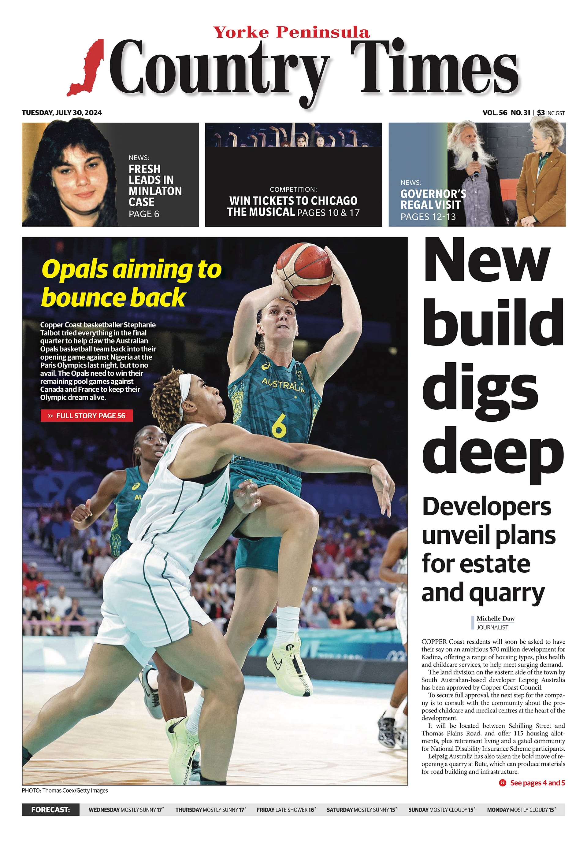 Yorke Peninsula Country Times 30 July 2024