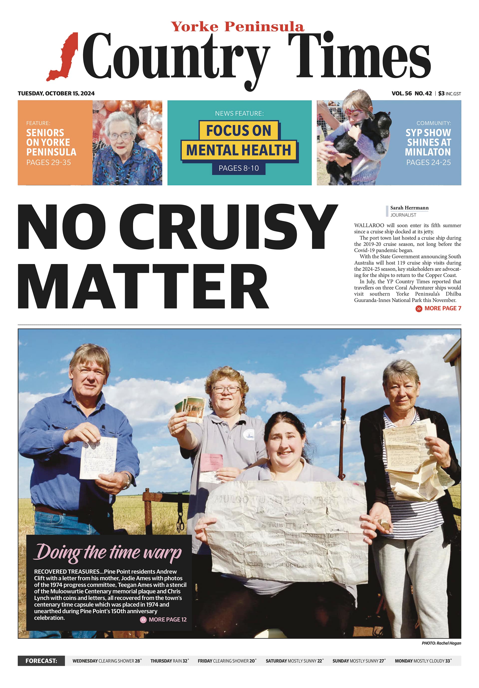 Yorke Peninsula Country Times 15 October 2024