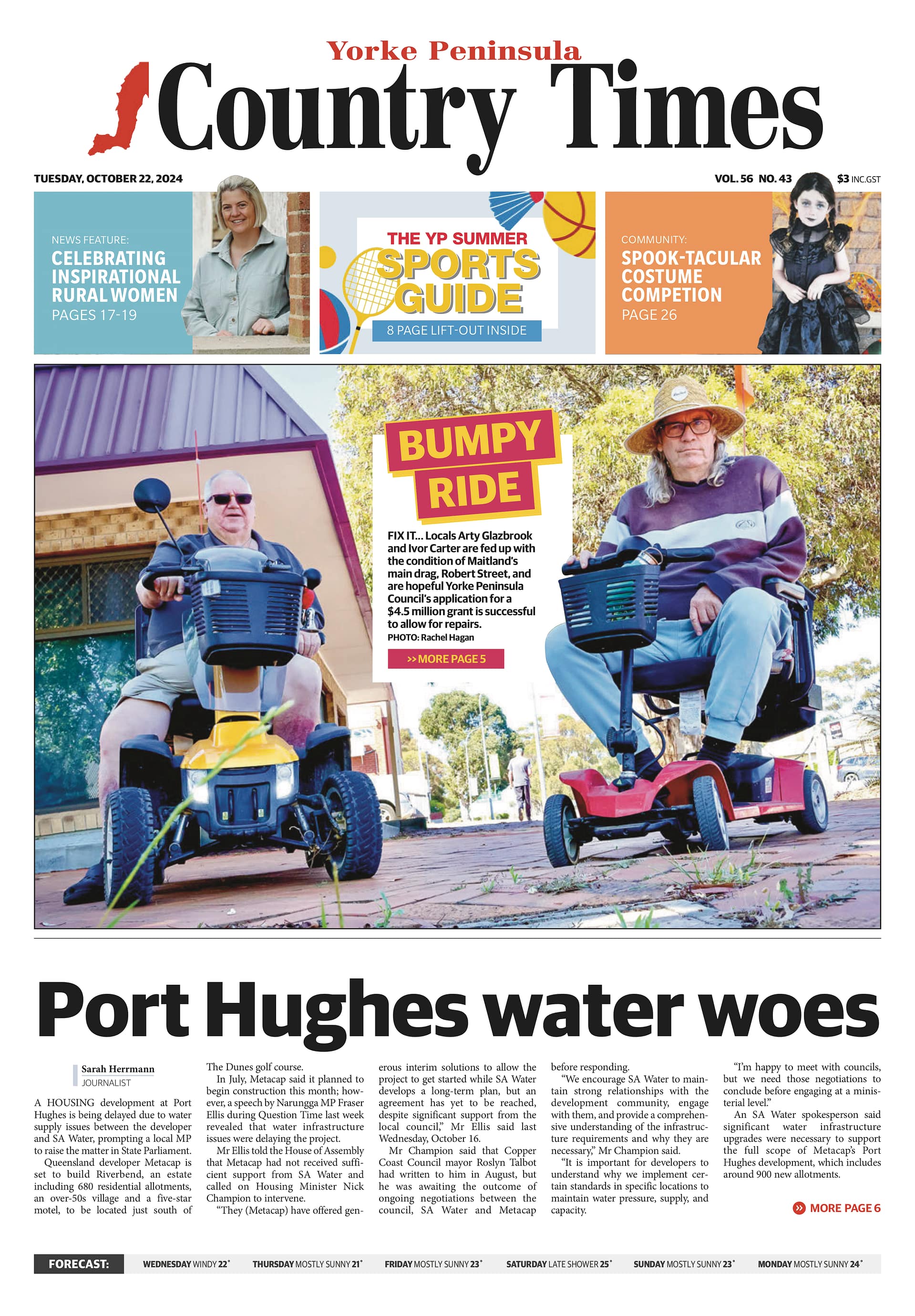 Yorke Peninsula Country Times 22 October 2024