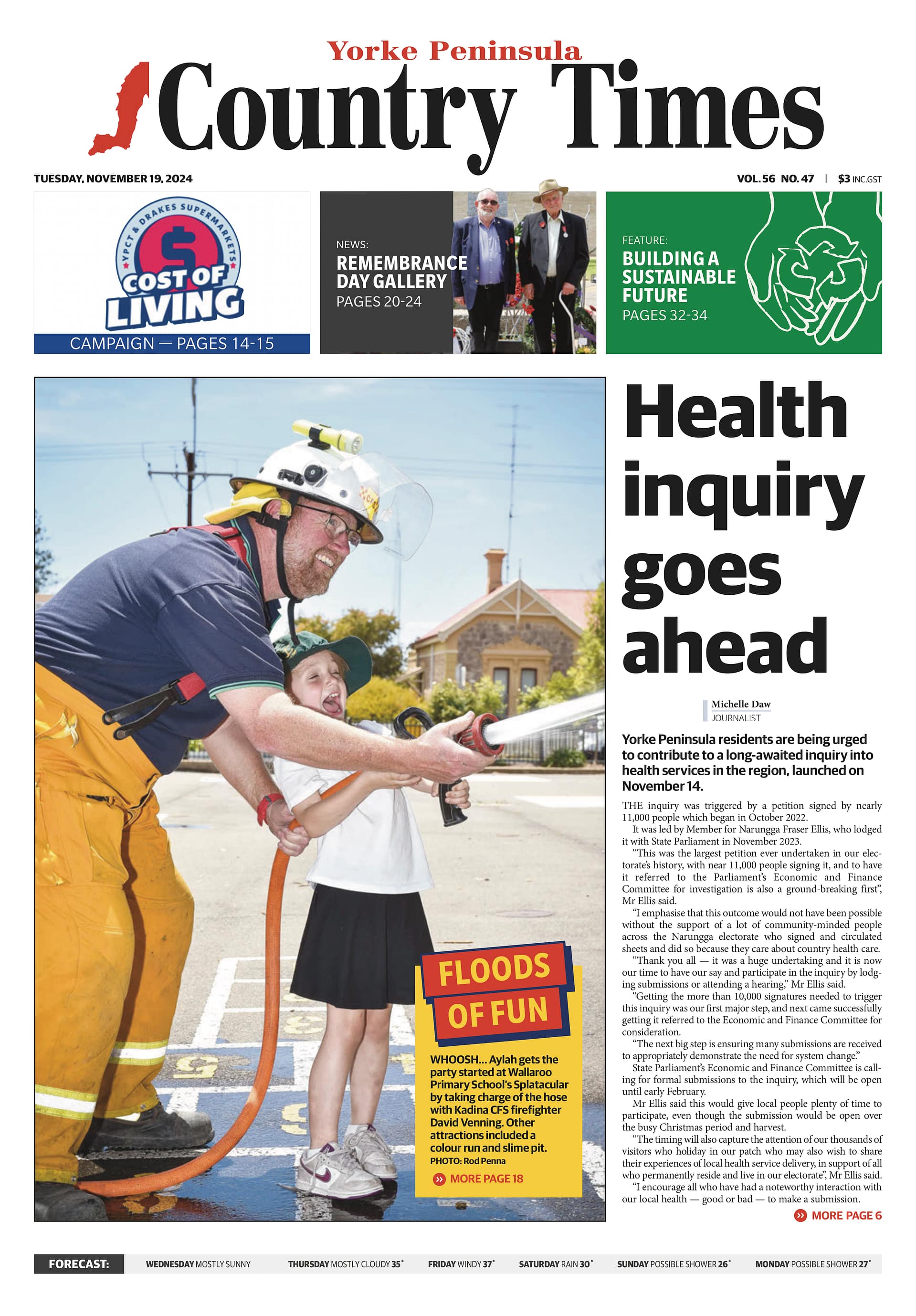 Yorke Peninsula Country Times 19 November 2024