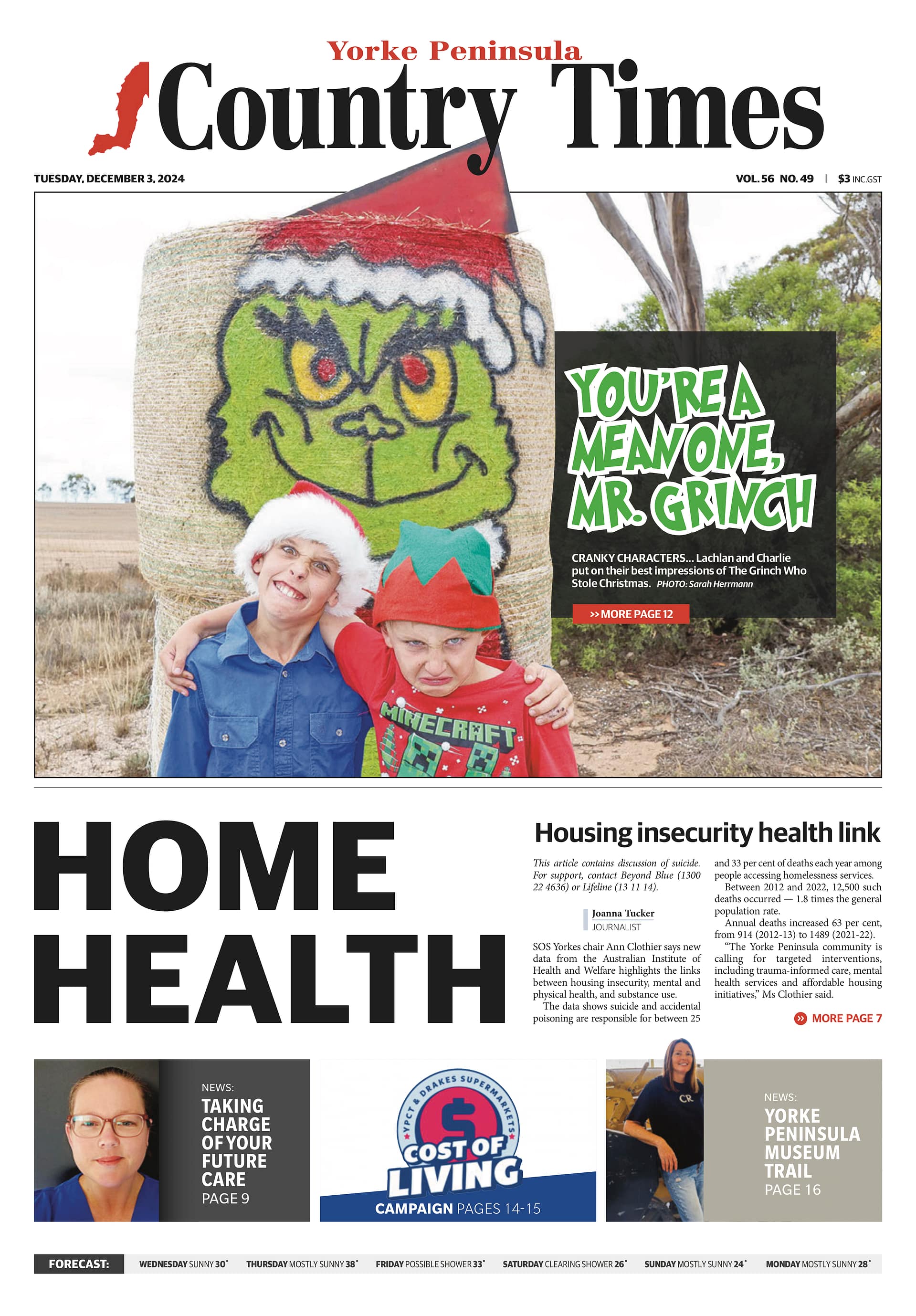 Yorke Peninsula Country Times 3 December 2024