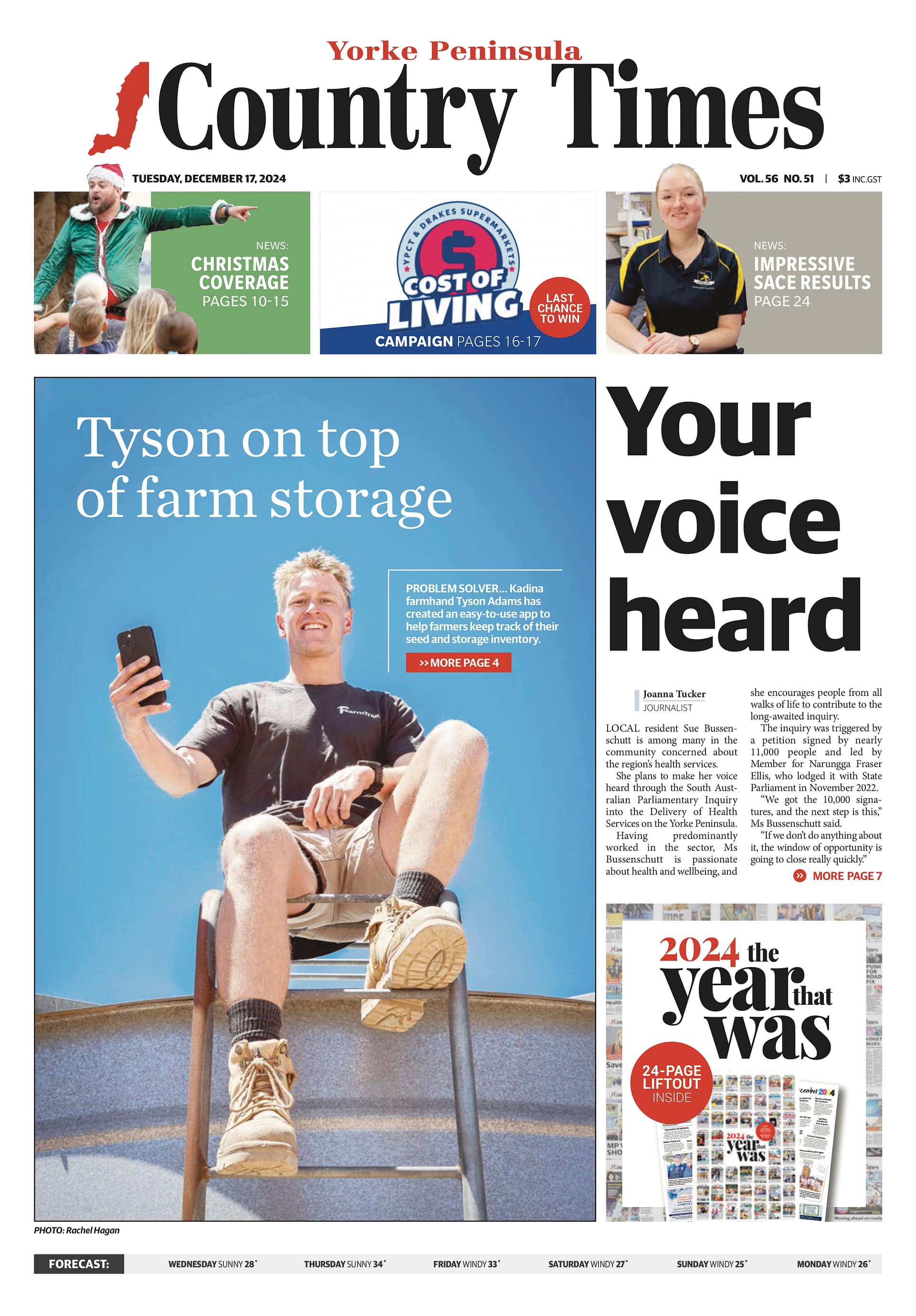 Yorke Peninsula Country Times 17 December 2024