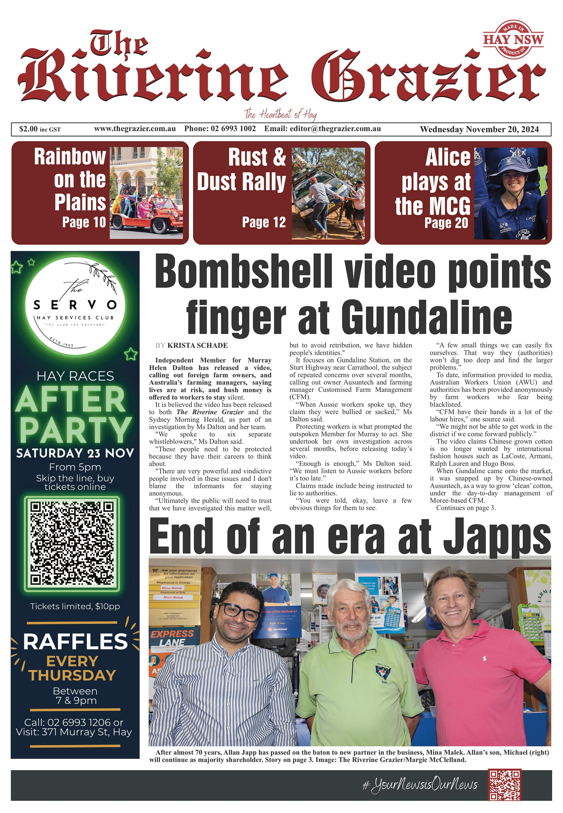 The Riverine Grazier 20 November 2024