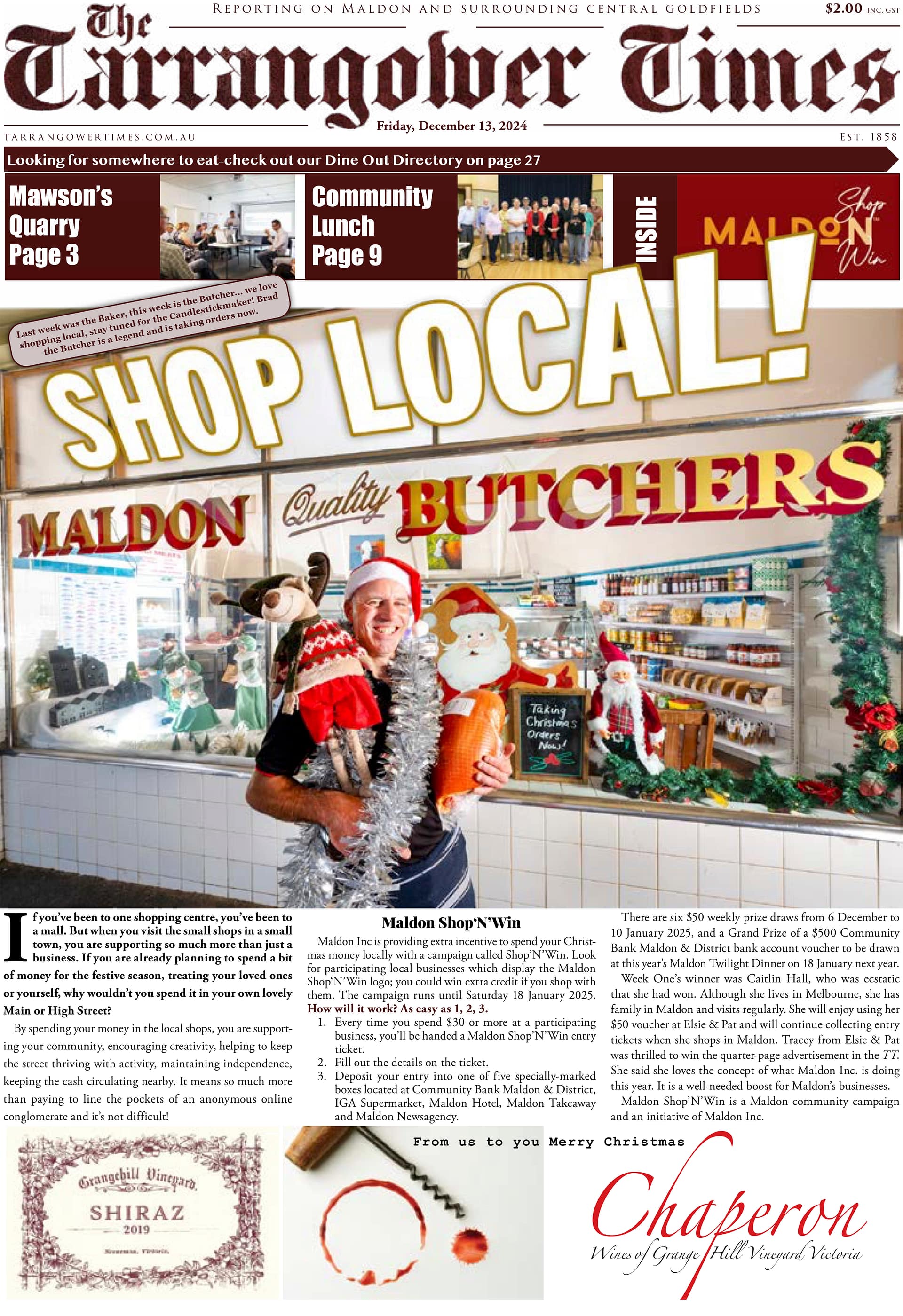 Tarrangower Times 13 December 2024