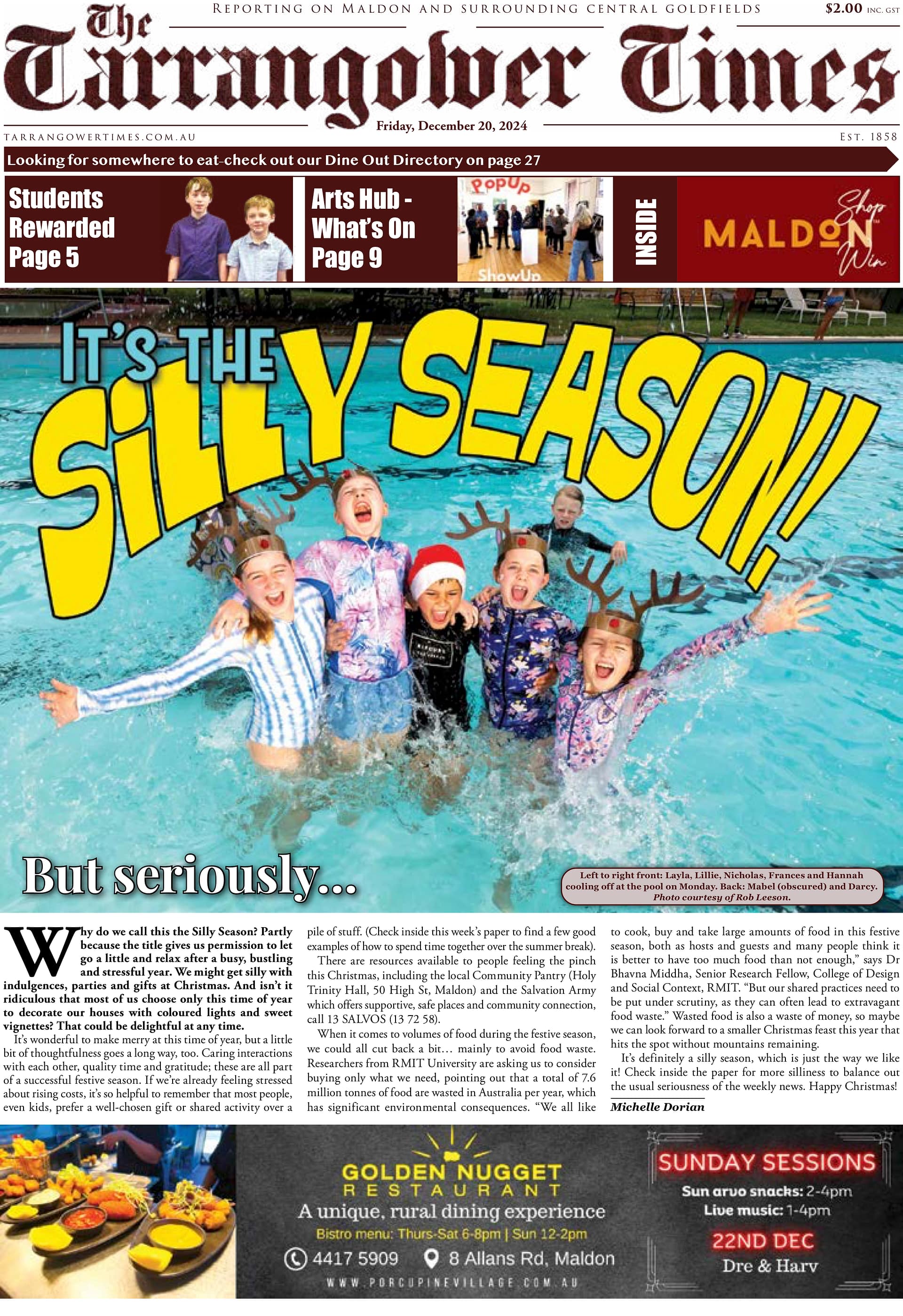 Tarrangower Times 20 December 2024