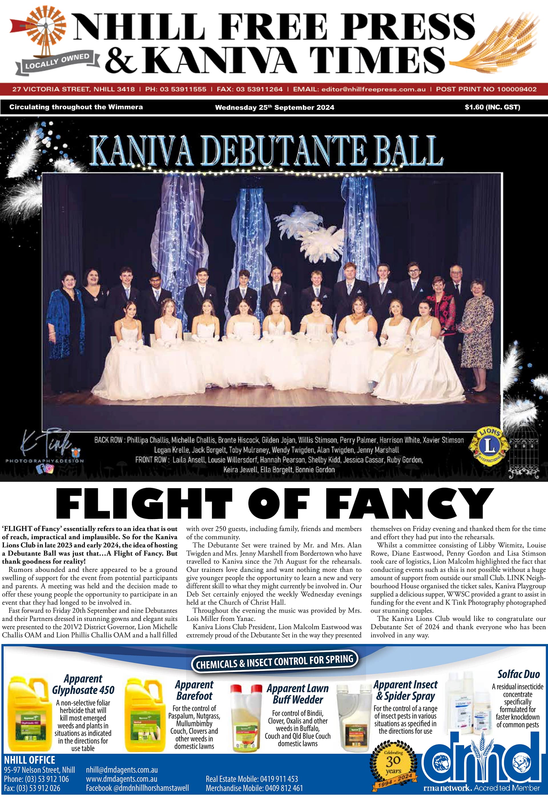 Nhill Free Press & Kaniva Times 25 September 2024