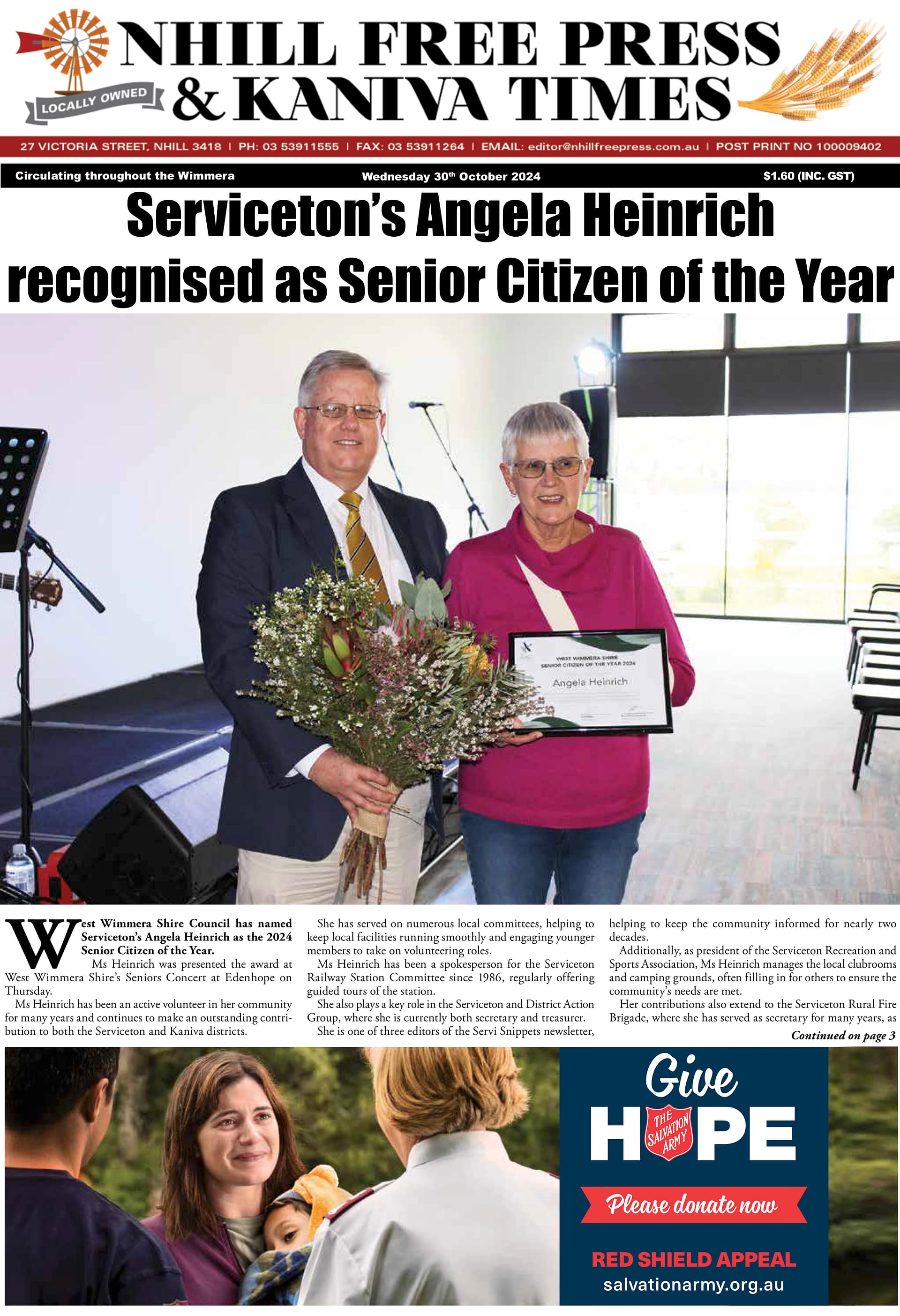 Nhill Free Press & Kaniva Times 30 October 2024