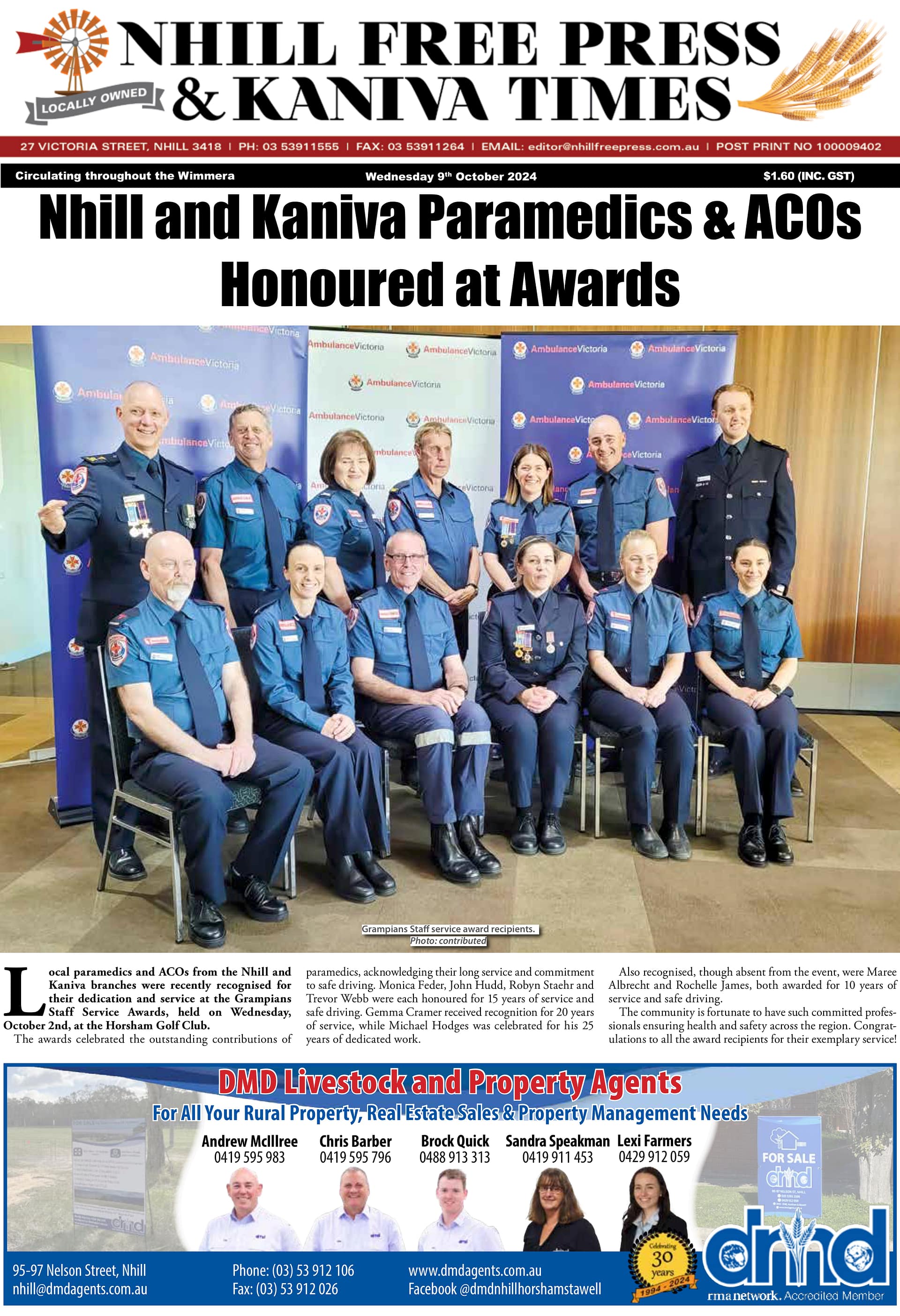 Nhill Free Press & Kaniva Times 9 October 2024