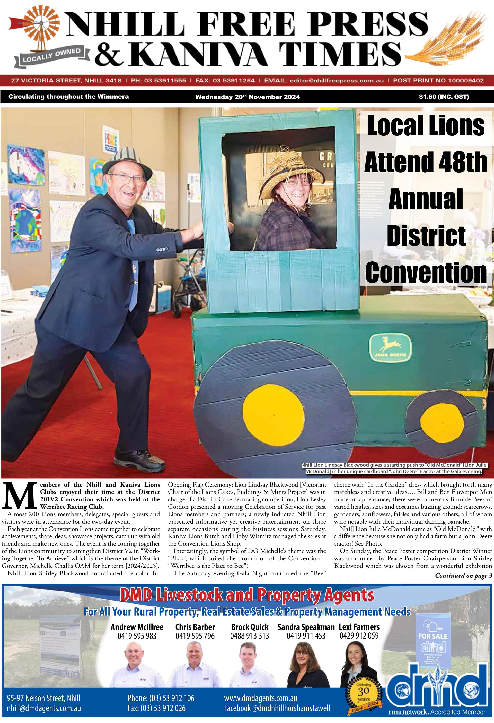 Nhill Free Press & Kaniva Times 20 November 2024