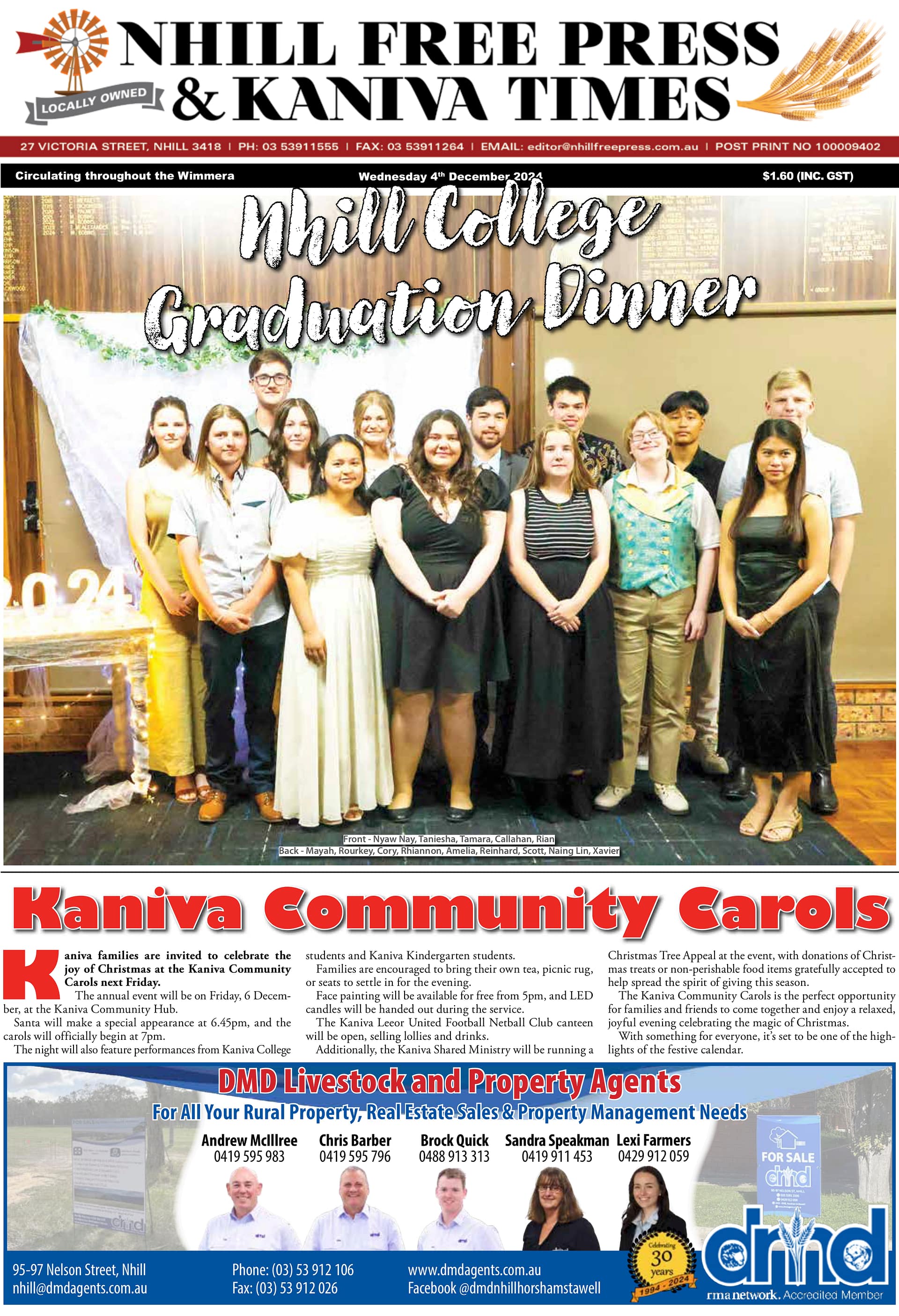 Nhill Free Press & Kaniva Times 4 December 2024