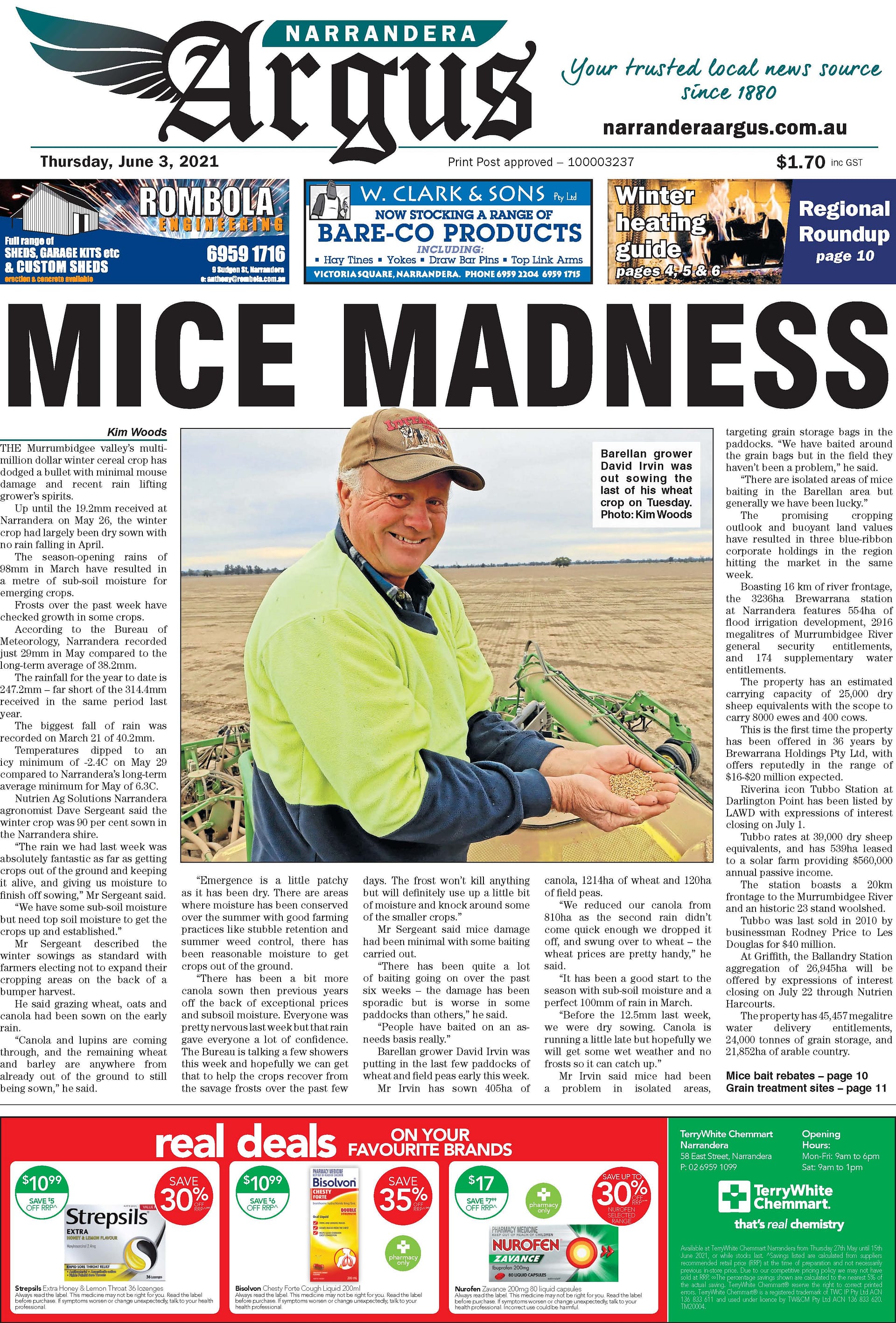 Narrandera Argus 3 June 2021