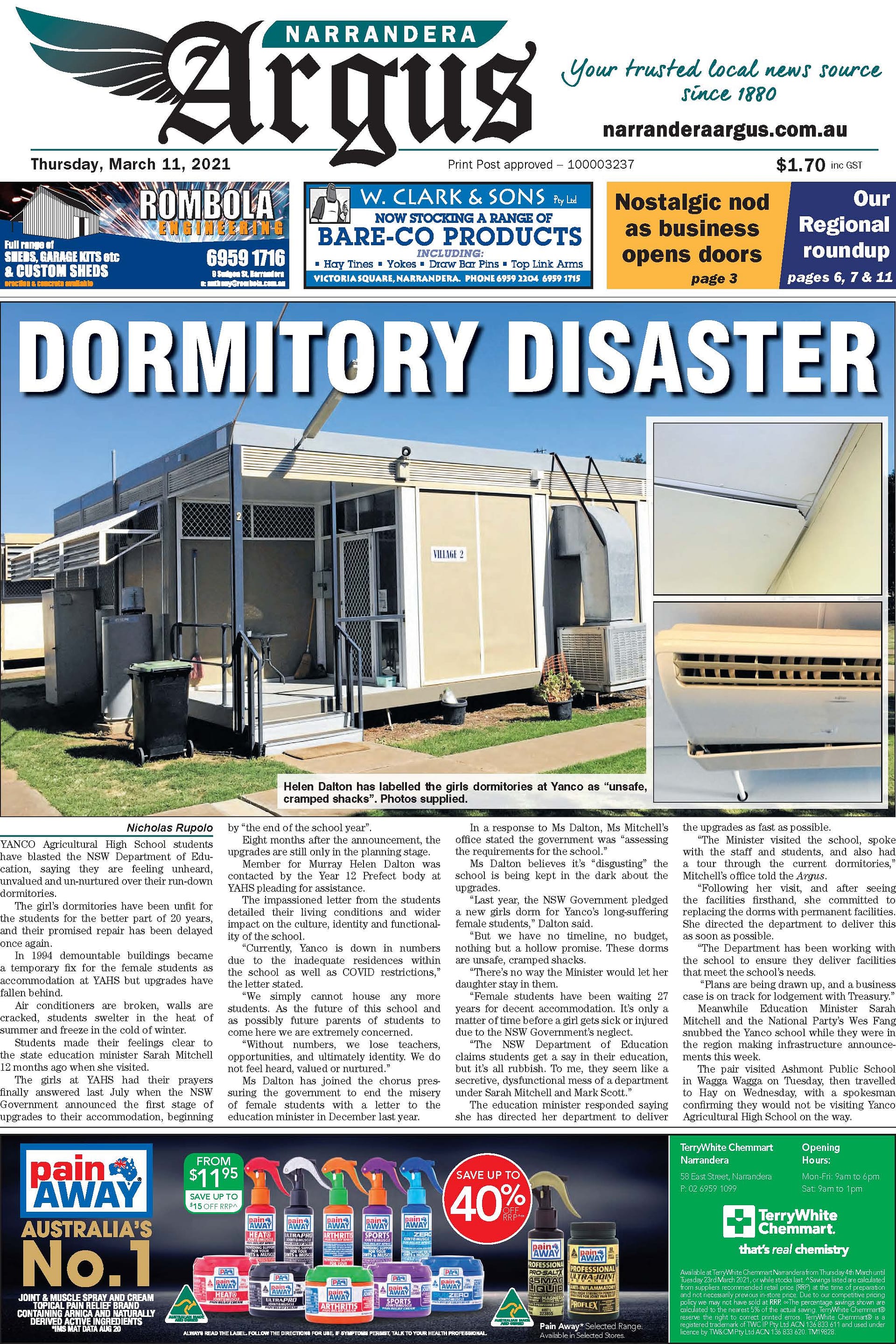 Narrandera Argus 11 March 2021