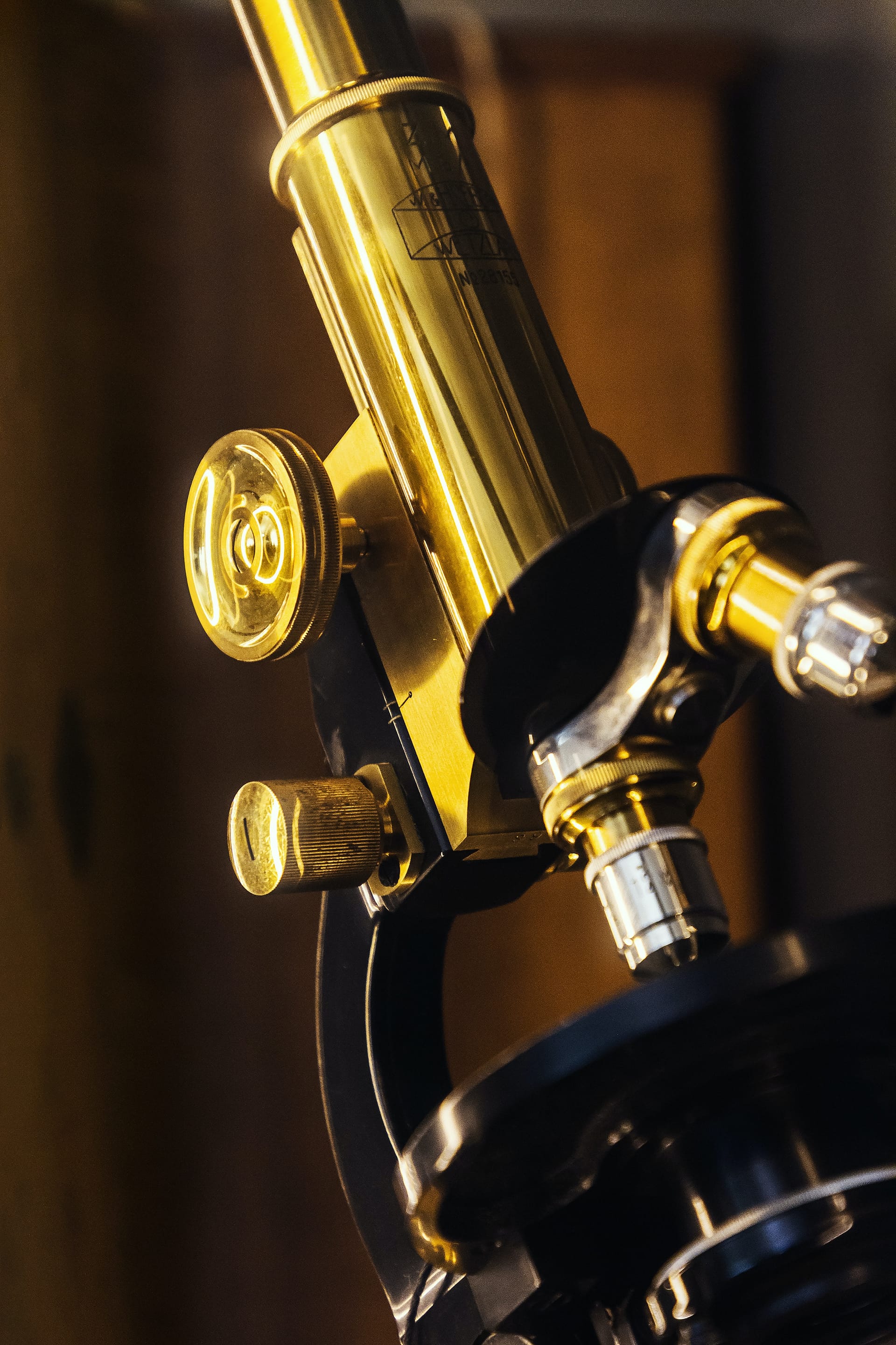 Golden microscope