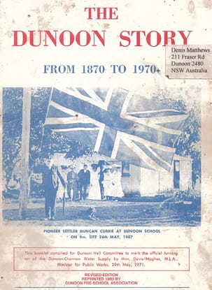 The Dunoon Story cover