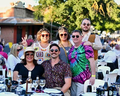 Diners at last year’s Twilight Dinner enjoying the delicious food and entertainment.