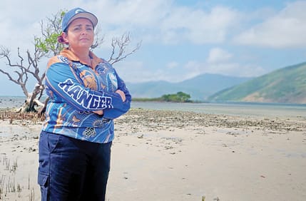 Larissa Hale is a pivotal member of the Queensland Indigenous Women’s Ranger Network, which has been nominated for an Earthshot Prize.