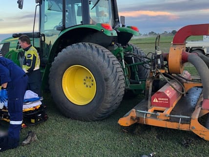 Farm accident