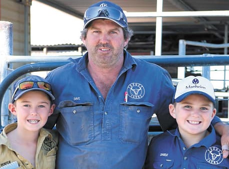Dave, Hunter and Charlie Toohey
