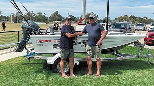 Fishing competition winner