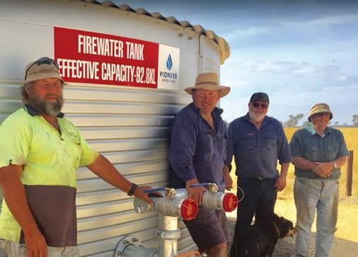 Firewater tank