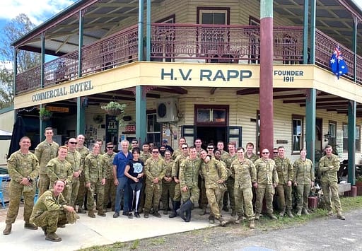 Army at Rappville Pub