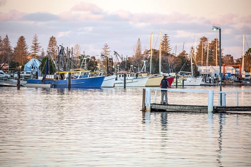 Fishing boats at Yamba