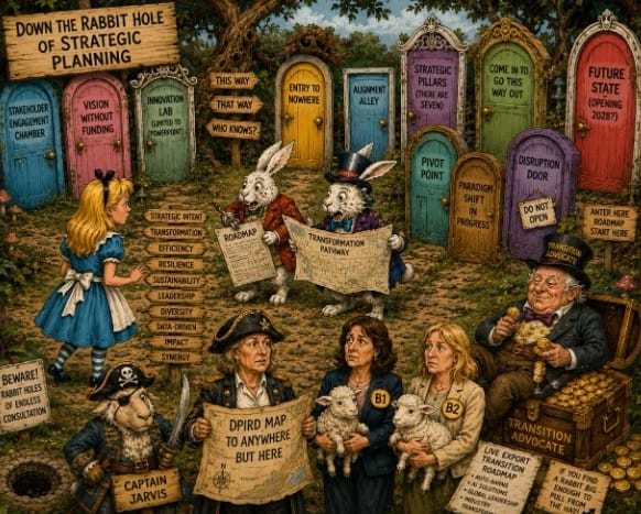 Down the Rabbit Hole of Strategic Planning