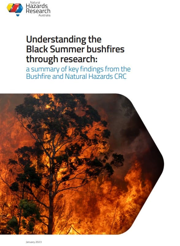 Understanding the Black Summer bushfires through research: Natural ...