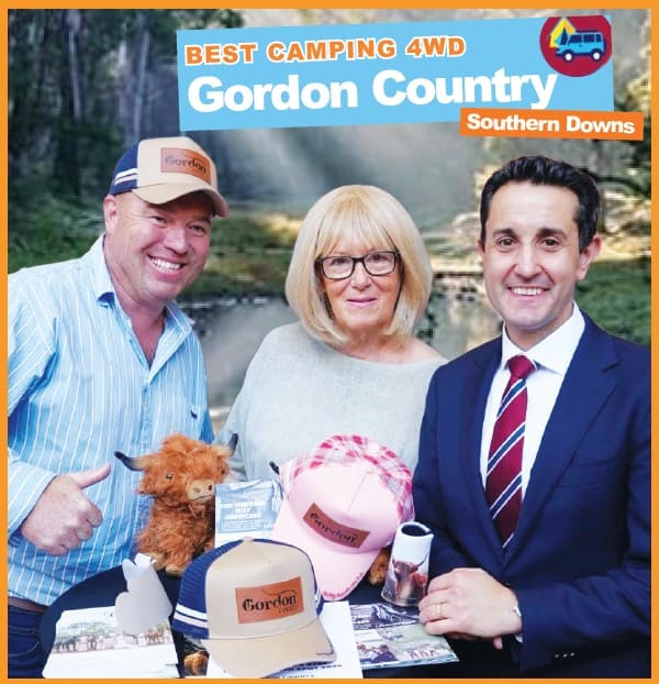 Gordon Country General Manager Dan McKerrow and Owner Sue Gordon with Premier of Queensland David