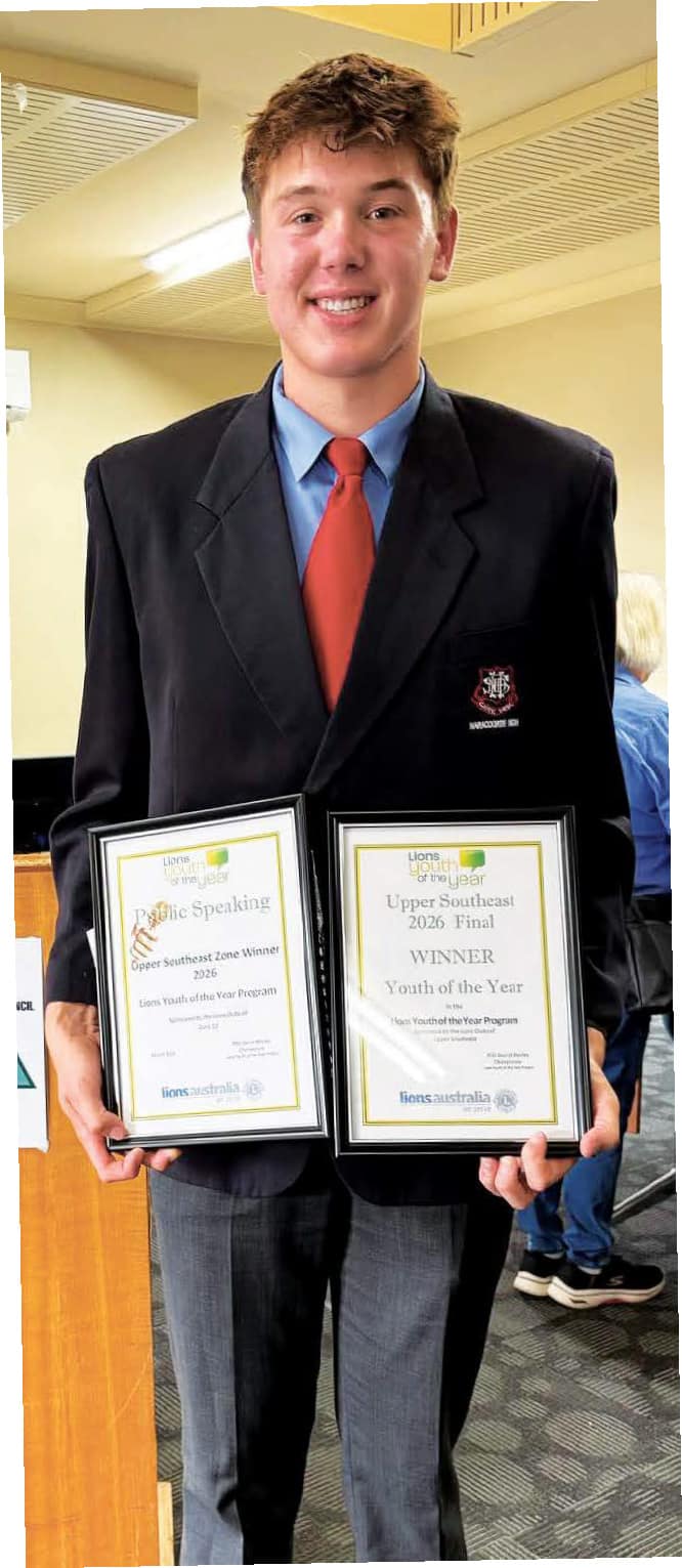 Jack with his awards