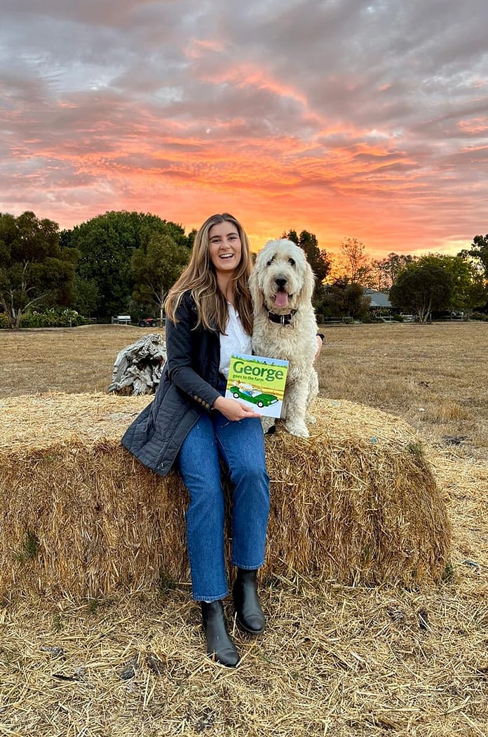 community - George goes to the farm picture