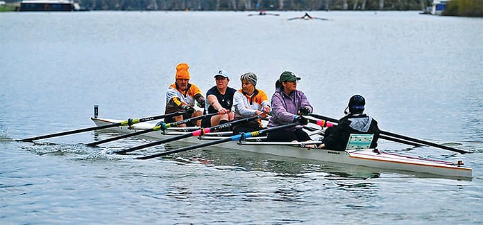 58 crews hit the water for the ninth annual Wharf to Woolshed, held by the Renmark Rowing Club. PHOTOS Grant Schwartzkopff