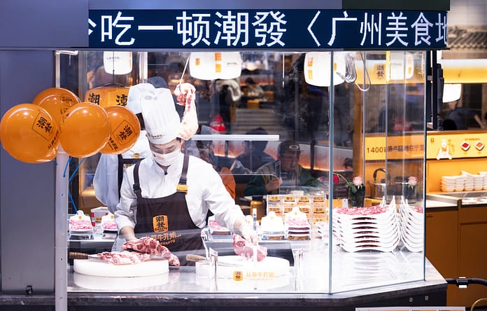 dreamstime_s_371747525 Beef restaurant in Nanshan China