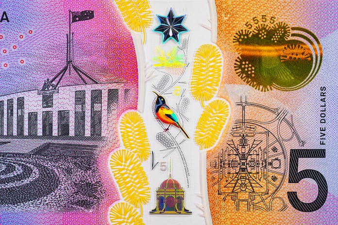 dreamstime_s_430743970 segment of 5 dollar note