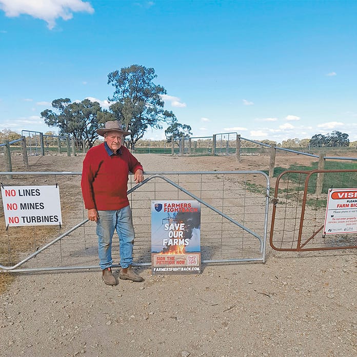 FDingwall farmer Colin Fenton is unhappy with the situation.