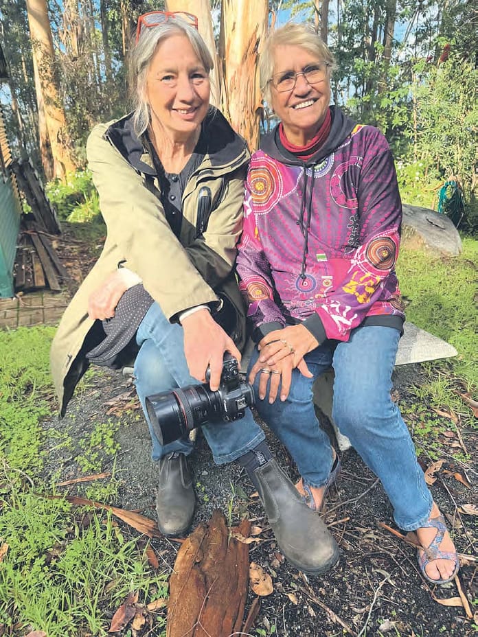 Nic Duncan and Aunty Carol Pettersen