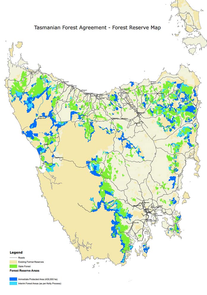 TasForestReserveMap2026 Tas RFAs