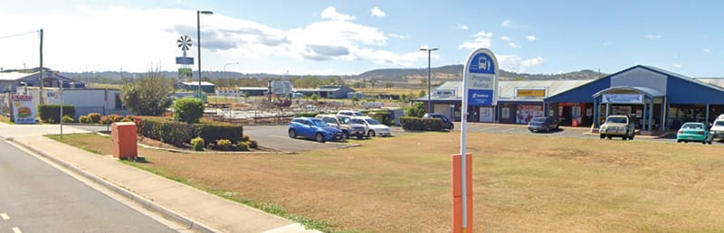 Westbrook is the only town south or west of Toowoomba with regular bus services.