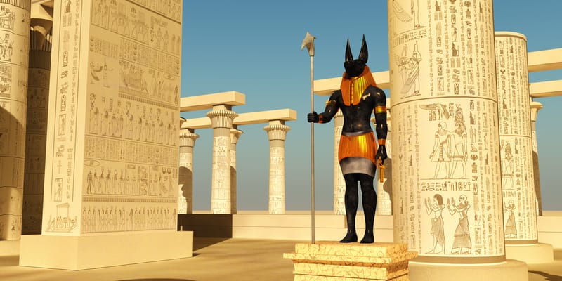 Anubis statue