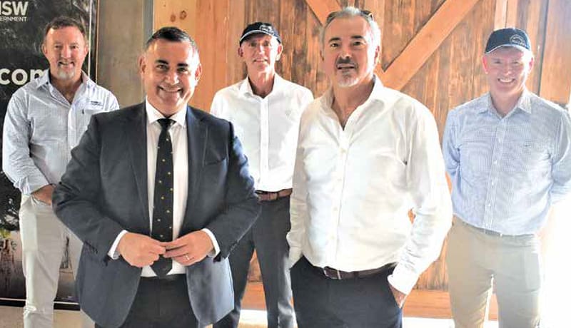 Barilaro and officials
