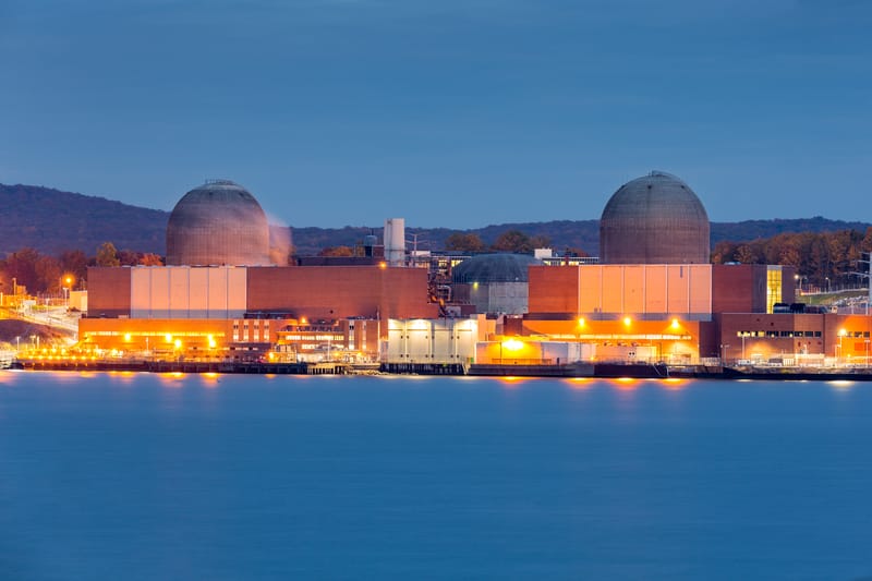 Nuclear power plant on the Hudson River