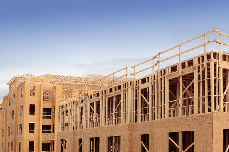 Timber frames for condos