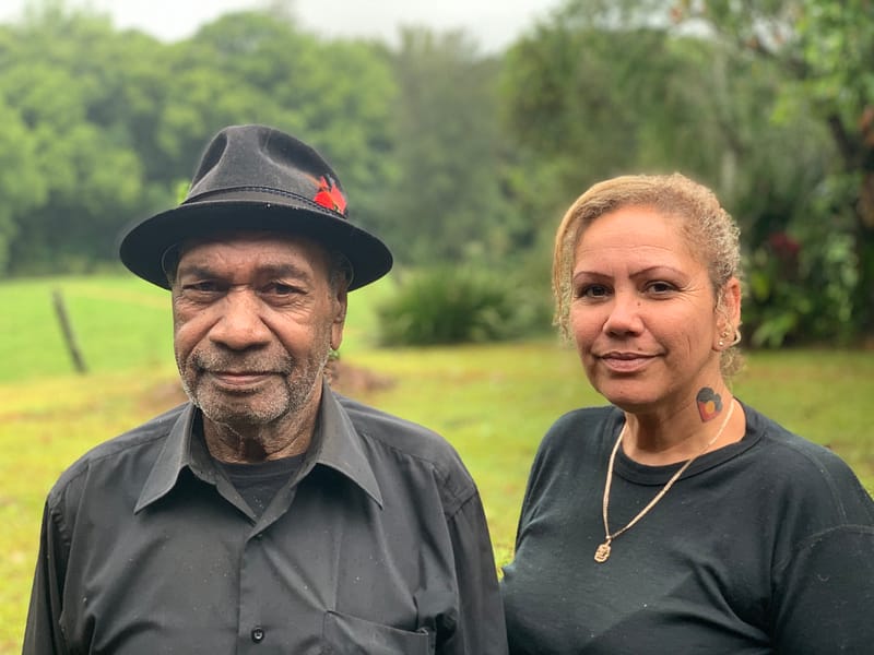 John Roberts and niece Cindy Roberts