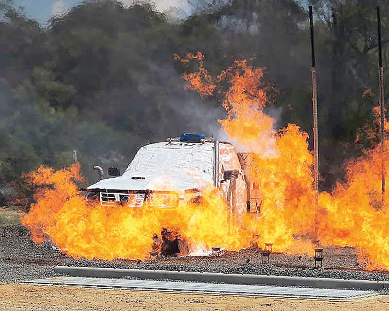 The new foam fitout provides the best possible chance of survival in a burnover.
Photo: Corryong Courier