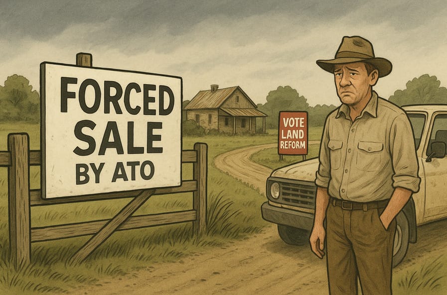 Forced sale cartoon